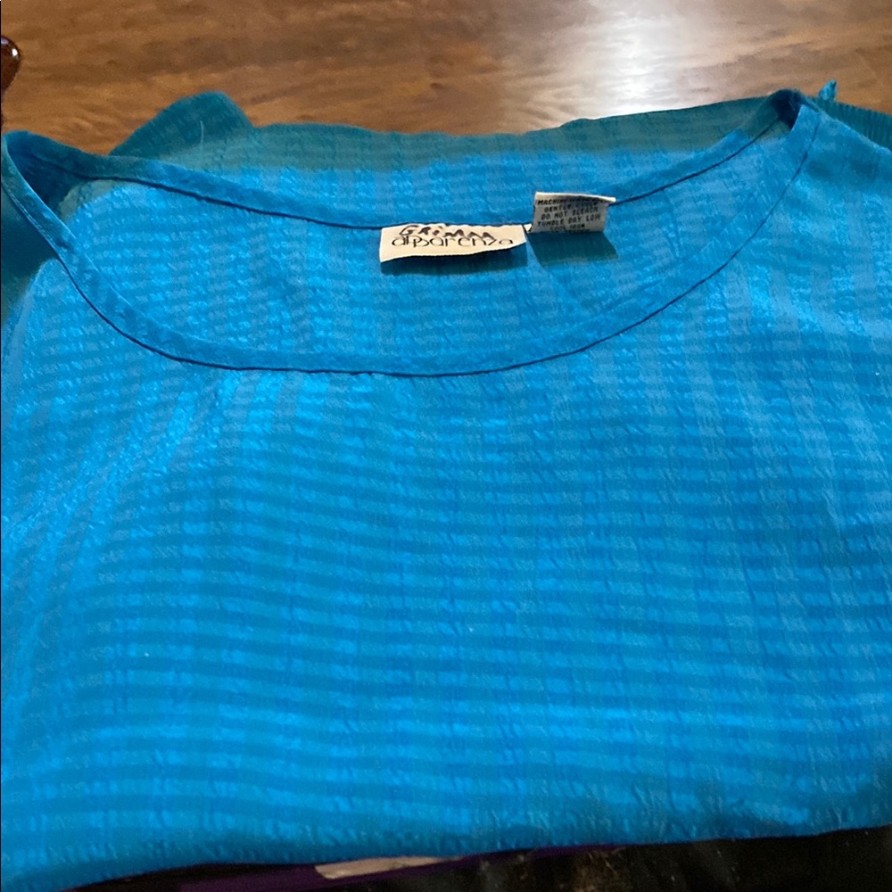 Blue Sheer tank Top